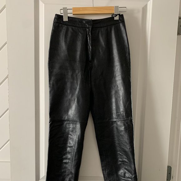 Danier Slim-Fit Leather Pants - Picture 1 of 3